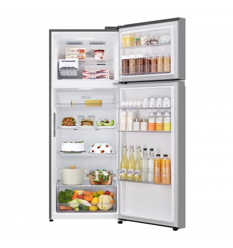 LG GTBV44SEBKD Frigorifero doppia porta 70cm, Classe E, 461L, Door & Linear Cooling, Argento