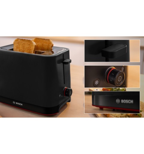 Bosch TAT3M123 Toaster 2 Scheibe(n) 950 W Schwarz