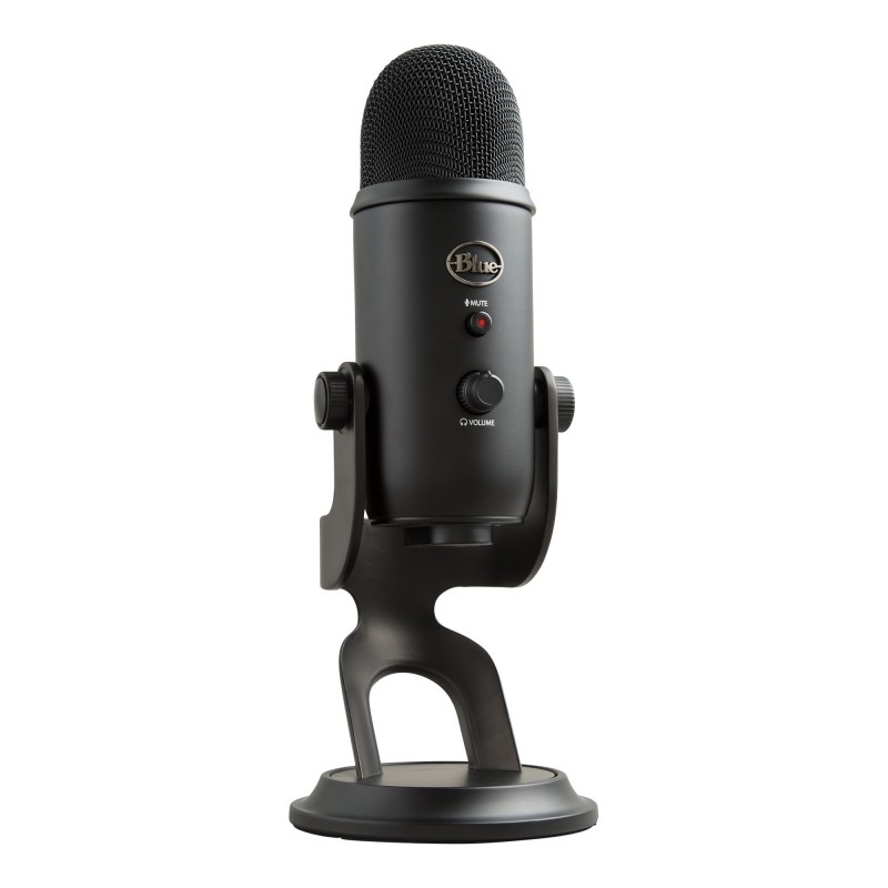 Blue Microphones Yeti Negro Micrófono de superficie para mesa