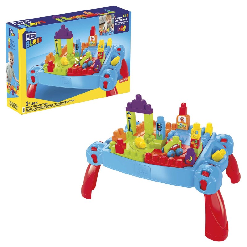 MEGA BLOKS Building Basics Build ’n Learn Table