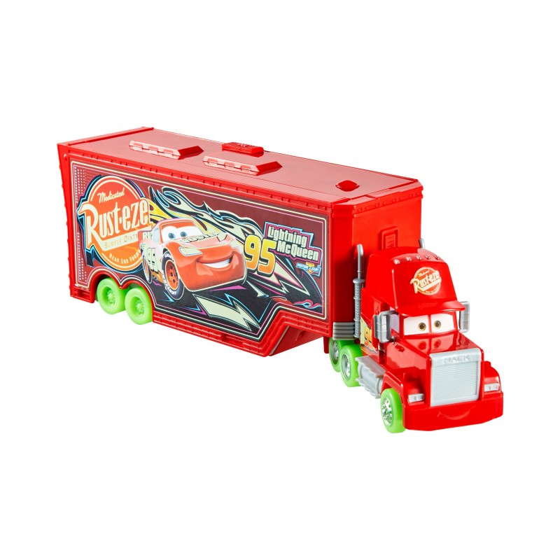 Disney Pixar Cars Disney and Pixar Cars Glow Racers Transforming Mack Playset