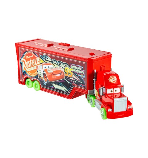 Disney Pixar Cars Disney and Pixar Cars Glow Racers Transforming Mack Playset