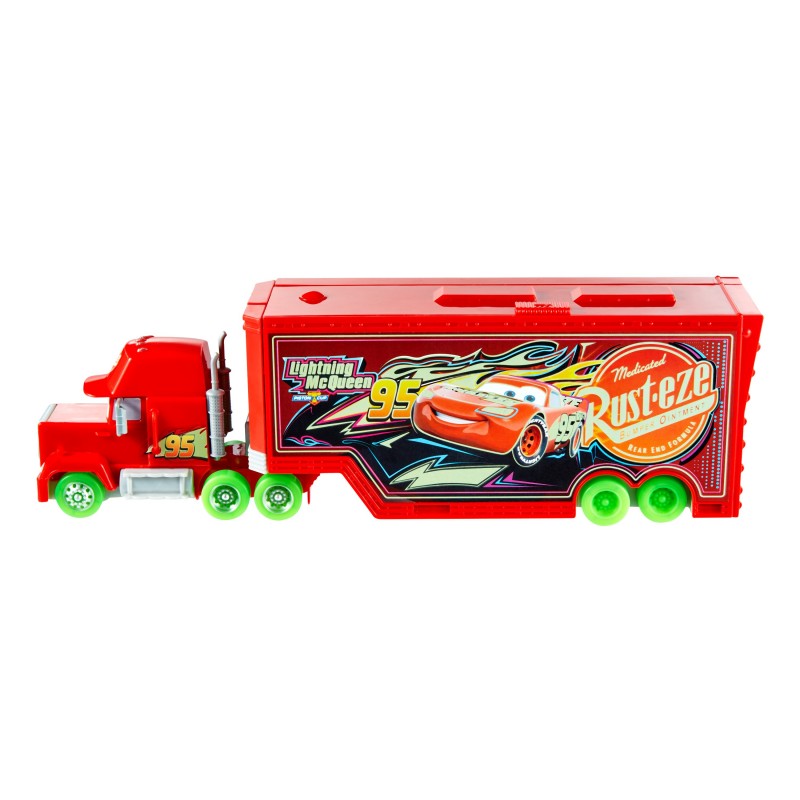 Disney Pixar Cars Disney · Pixar – Coffret Cars Mack Transformable et ses bolides lumineux