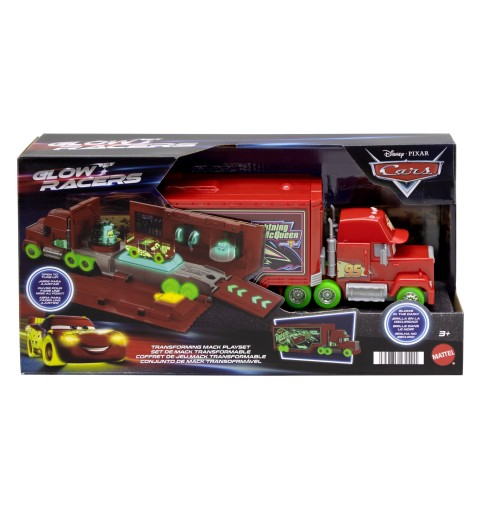 Disney Pixar Cars Disney and Pixar Cars Glow Racers Transforming Mack Playset