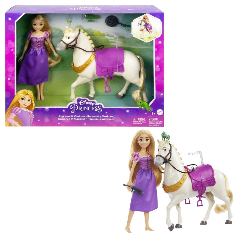 Mattel Disney Princess Rapunzel & Maximus