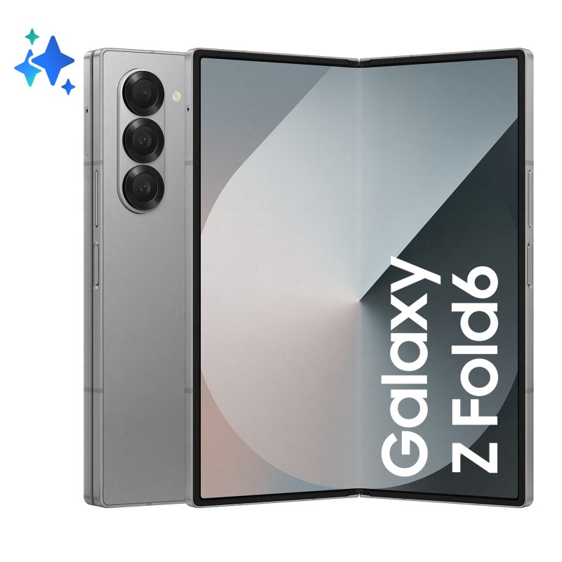 Samsung Galaxy Z Fold6 SM-F956B 19,3 cm (7.6") Double SIM Android 14 5G USB Type-C 12 Go 512 Go 4400 mAh Argent