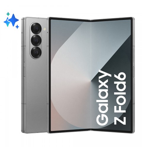 Samsung Galaxy Z Fold6 Smartphone AI, 512GB, RAM 12GB, Display 6,3" 7,6" Dynamic AMOLED 2X, Silver Shadow