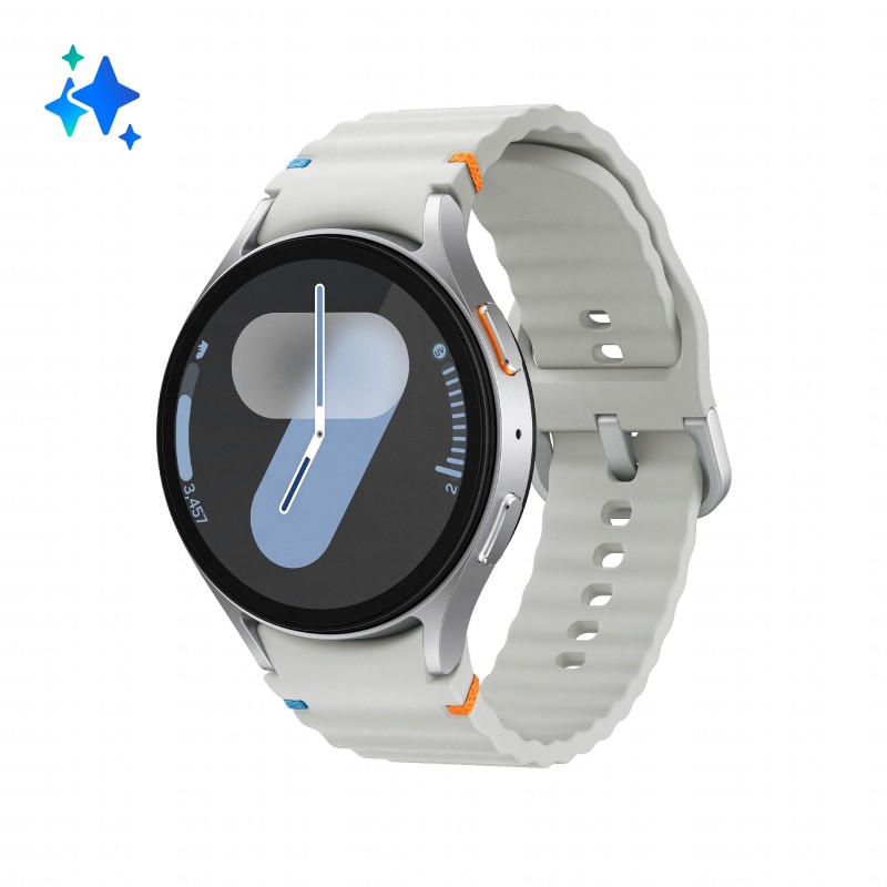 Samsung Galaxy Watch7 3,81 cm (1.5") AMOLED 44 mm Digital 480 x 480 Pixel Touchscreen Silber WLAN GPS