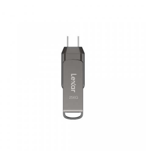 Lexar JumpDrive LJDD400128G-BNQNG lecteur USB flash 128 Go USB Type-C 3.2 Gen 1 (3.1 Gen 1) Gris