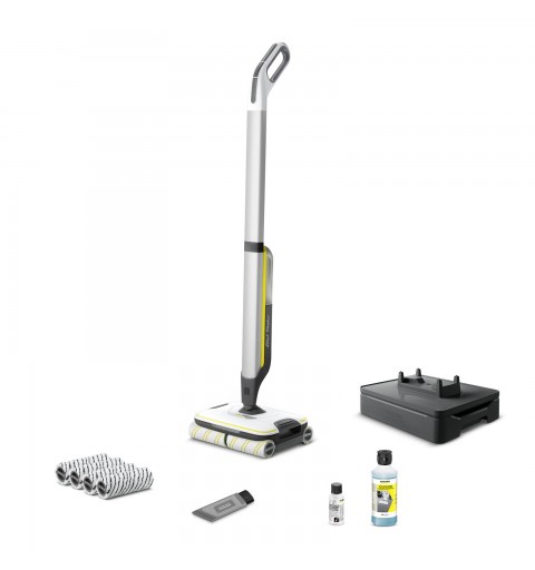 Kärcher FC 7 SIGNATURE LINE Electric broom Battery Wet Bagless Black, White, Yellow 2.85 Ah