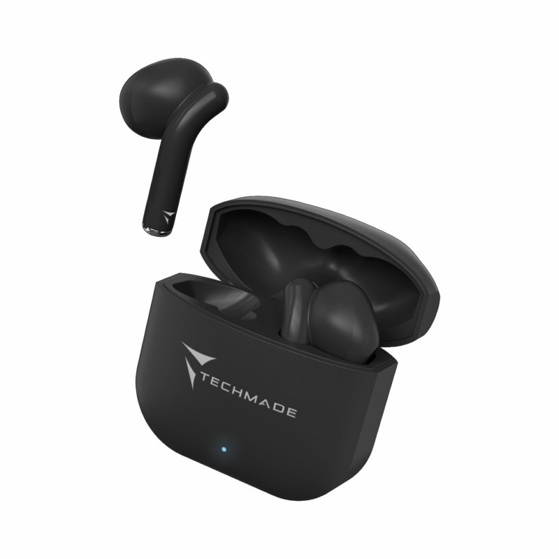 Techmade TM-XM201-BK auricular y casco Auriculares Inalámbrico Dentro de oído Bluetooth Negro