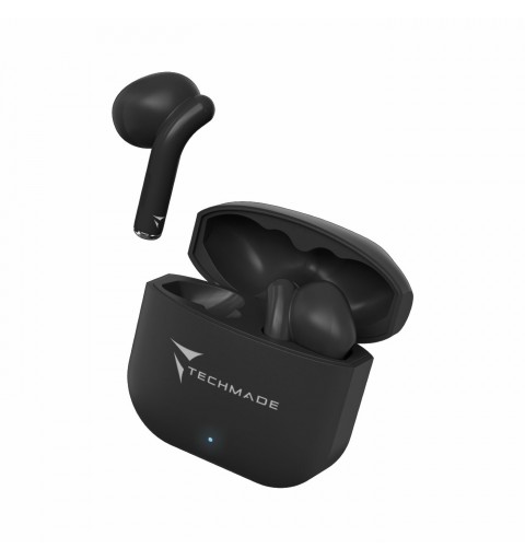 Techmade TM-XM201-BK auricular y casco Auriculares Inalámbrico Dentro de oído Bluetooth Negro