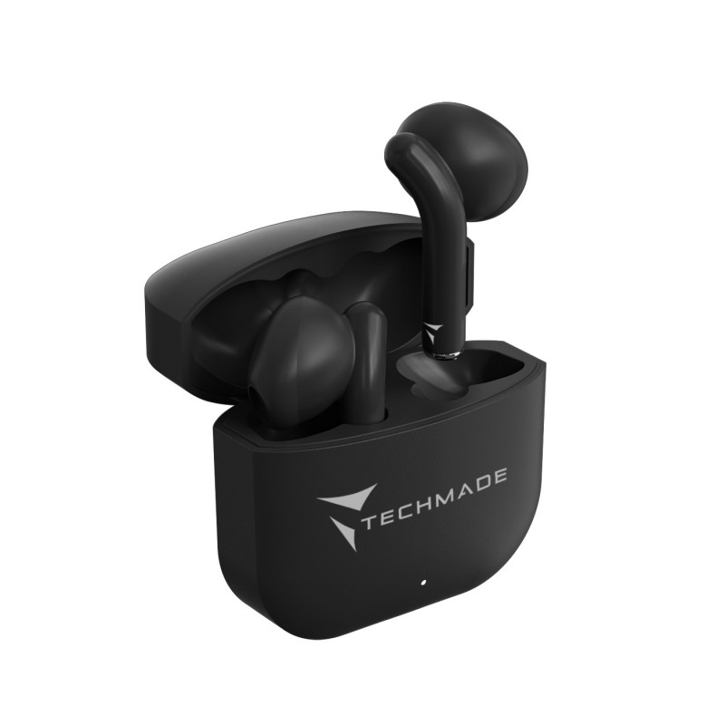 Techmade TM-XM201-BK auricular y casco Auriculares Inalámbrico Dentro de oído Bluetooth Negro