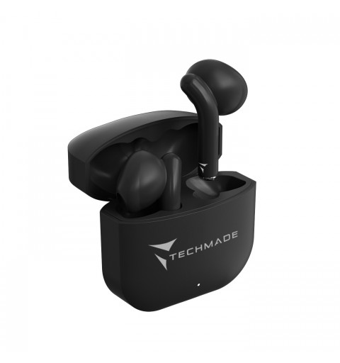 Techmade TM-XM201-BK auricular y casco Auriculares Inalámbrico Dentro de oído Bluetooth Negro