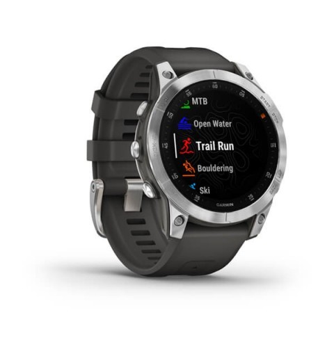 Garmin epix 3,3 cm (1.3") AMOLED 47 mm Digital 416 x 416 Pixel Touchscreen Silber WLAN GPS