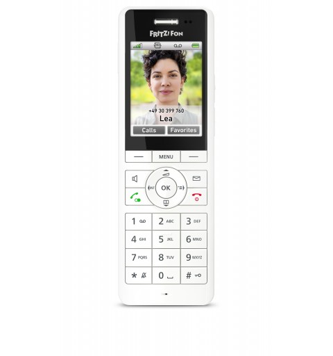 FRITZ!Fon X6 DECT-Telefon Anrufer-Identifikation Weiß