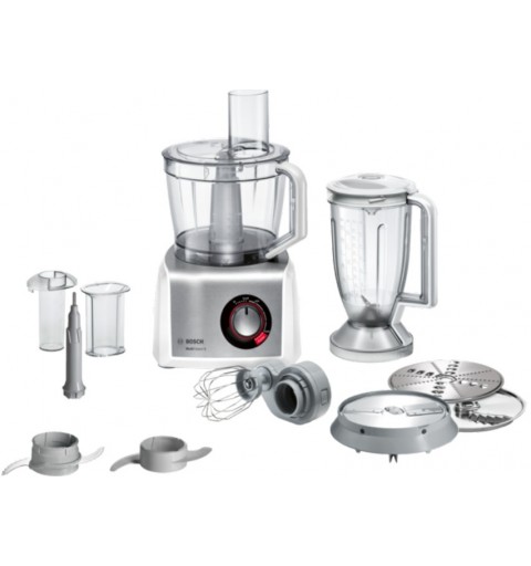 Bosch MC812S814 food processor 1250 W 3.9 L Stainless steel, White