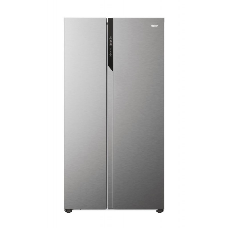 Haier SBS 90 Serie 5 HSR5918DNMP side-by-side refrigerator Freestanding 528 L D Platinum, Stainless steel