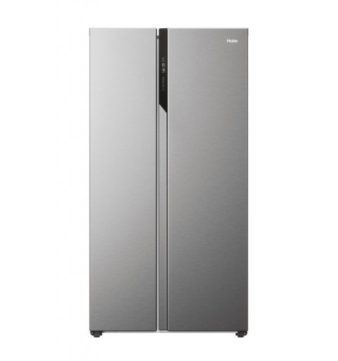 Haier SBS 90 Serie 5 HSR5918DNMP side-by-side refrigerator Freestanding 528 L D Platinum, Stainless steel