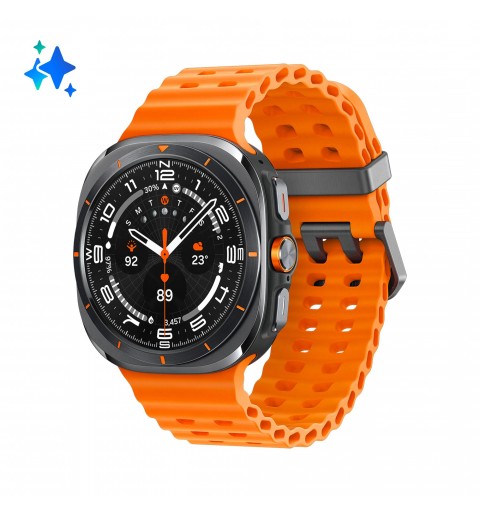 Samsung Galaxy Watch Ultra 3,81 cm (1.5") AMOLED 47 mm Digital 480 x 480 Pixel Touchscreen 4G Grau WLAN GPS