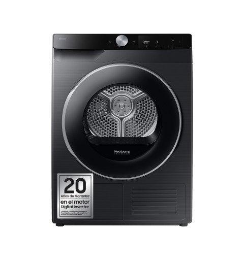 Samsung Secadora con Bomba de Calor 9Kg Negra OptimalDry™ Clase A+++ DV90T6240LB S3