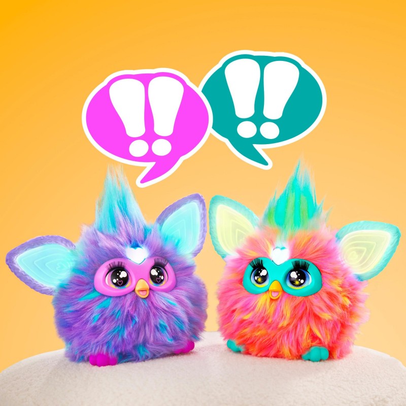 Furby violet peluche interactive