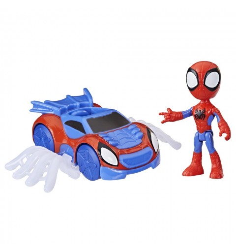 Marvel Spidey e I Suoi Fantastici Amici, set Spidey Web Crawler, action figure di Spidey con veicolo e accessorio, giocattoli ,