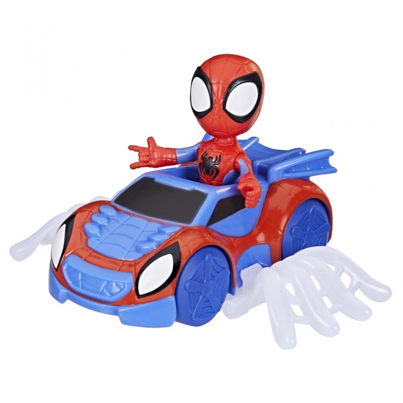 Marvel Spidey e I Suoi Fantastici Amici, set Spidey Web Crawler, action figure di Spidey con veicolo e accessorio, giocattoli ,