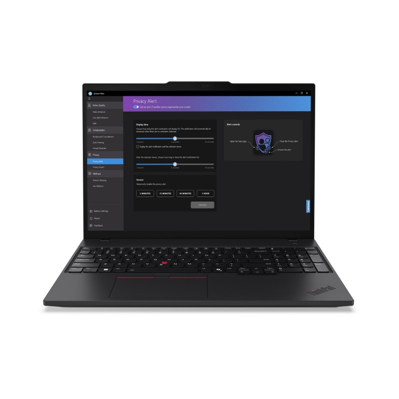 Lenovo ThinkPad T16 Gen 3 Intel Core Ultra 7 155U Ordinateur portable 40,6 cm (16") WUXGA 16 Go DDR5-SDRAM 512 Go SSD Wi-Fi 6E