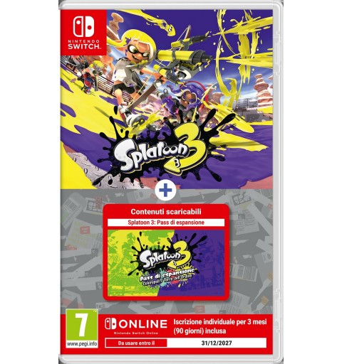 Nintendo Splatoon 3 + pass di espansione + 3 mesi di NSO