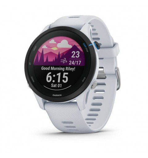 Garmin Forerunner 255 Music 3,3 cm (1.3") MIP 46 mm Digital 260 x 260 Pixel Touchscreen Weiß WLAN GPS