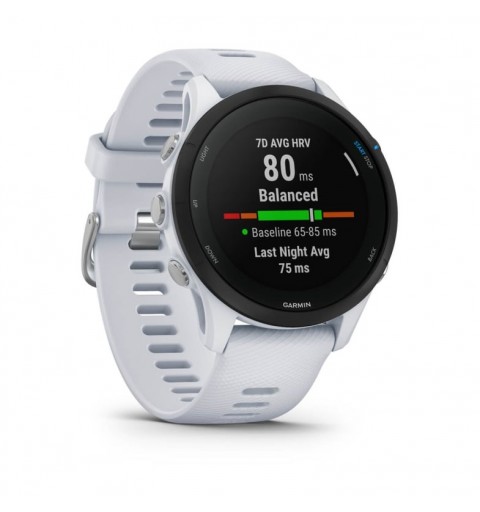 Garmin Forerunner 255 Music 3,3 cm (1.3") MIP 46 mm Digital 260 x 260 Pixeles Pantalla táctil Blanco Wifi GPS (satélite)