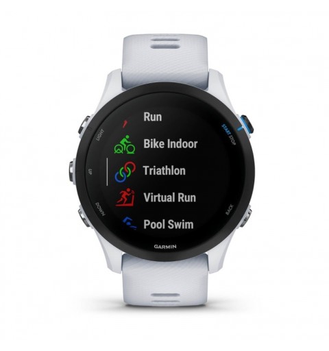 Garmin Forerunner 255 Music 3,3 cm (1.3") MIP 46 mm Digital 260 x 260 Pixel Touchscreen Weiß WLAN GPS