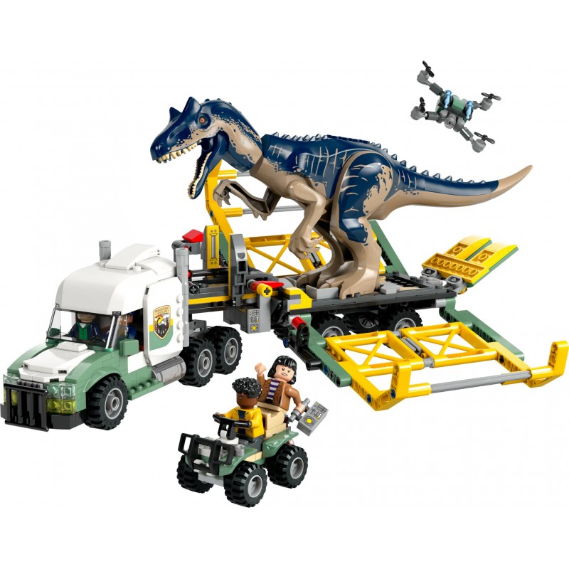 LEGO Misiones Dinosaurio Camión de Transporte del Allosaurus