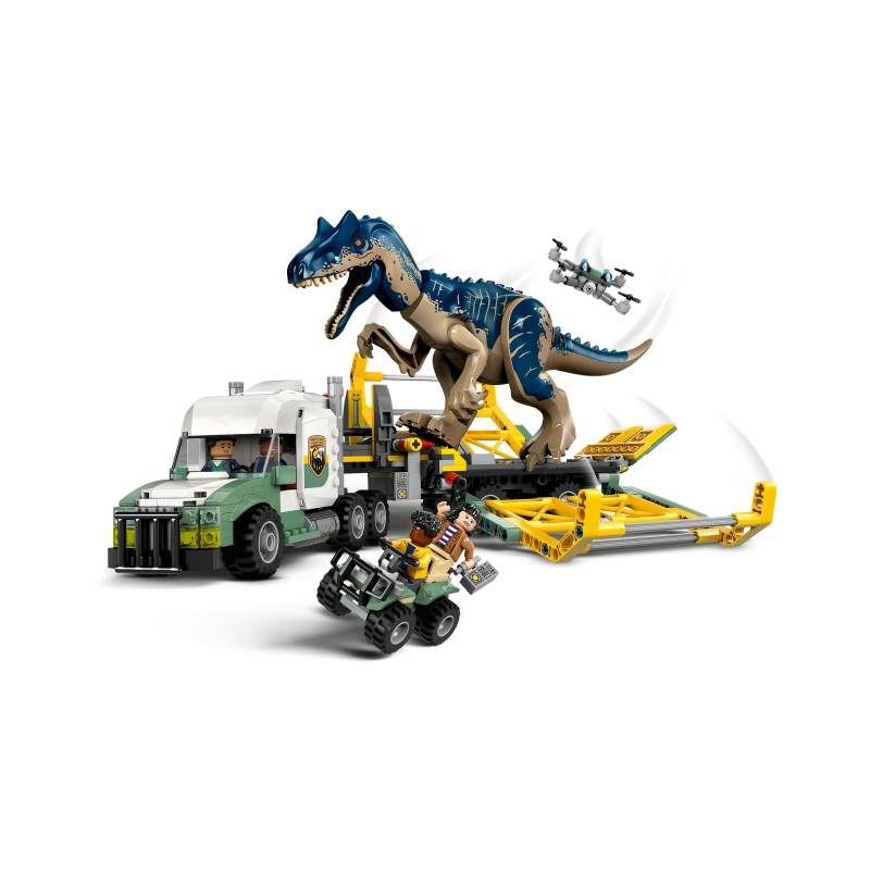 LEGO Misiones Dinosaurio Camión de Transporte del Allosaurus