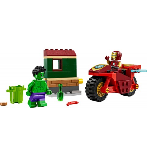 LEGO Iron Man mit Bike und der Hulk