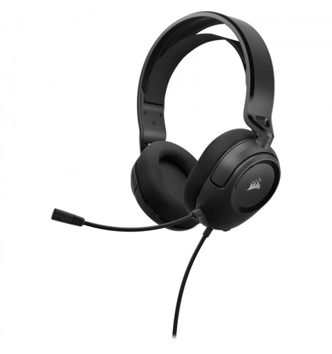 Corsair HS35 v2 Auricolare Cablato A Padiglione Giocare Carbonio