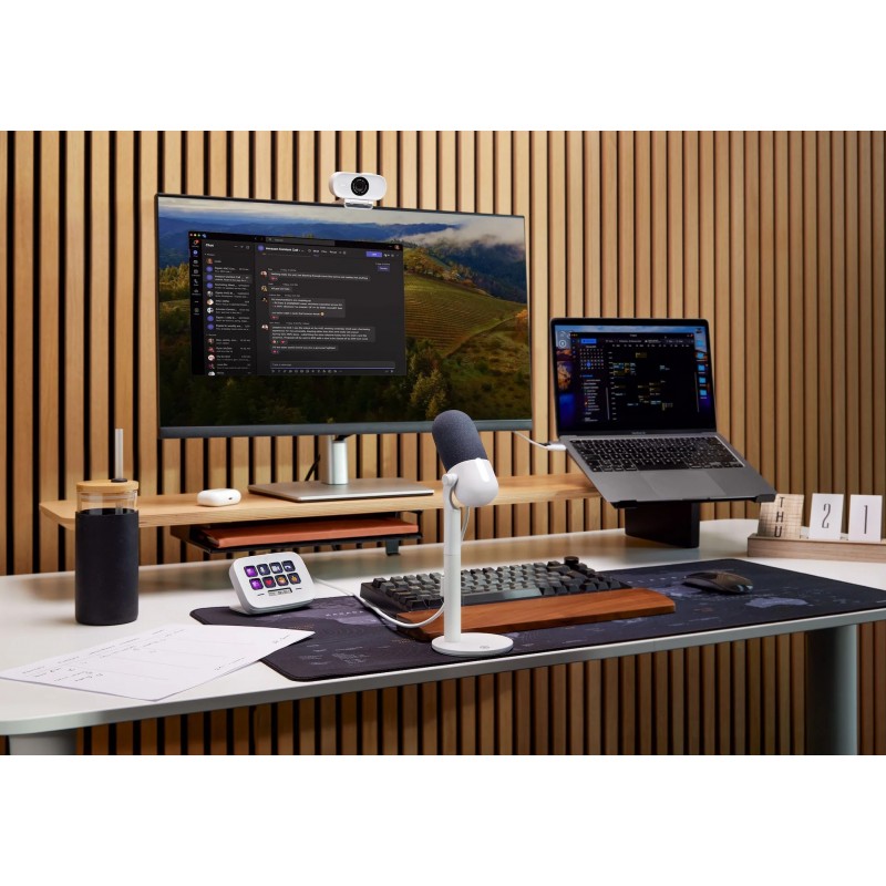 Elgato Wave Neo Blanco Micrófono de superficie para mesa