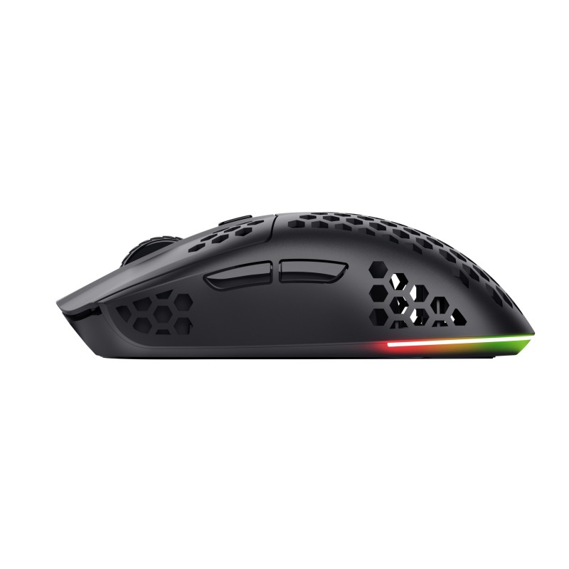 Trust GXT 929 Helox ratón Juego mano derecha RF inalámbrico Óptico 4800 DPI