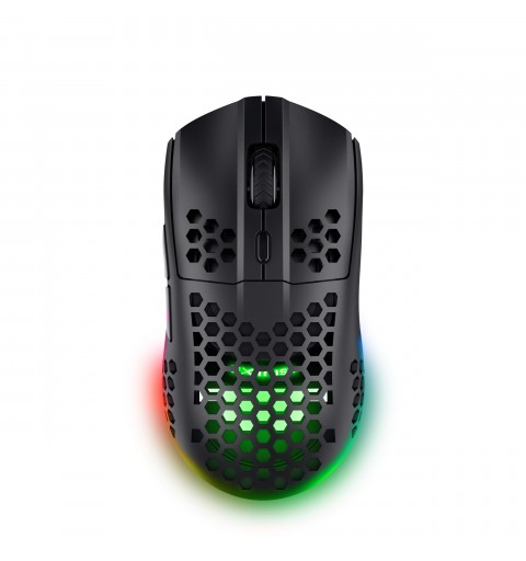 Trust GXT 929 Helox ratón Juego mano derecha RF inalámbrico Óptico 4800 DPI