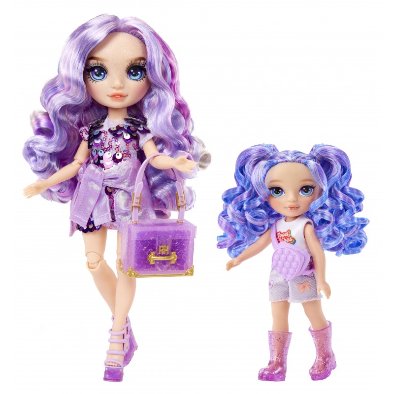 Rainbow High Littles Dolls- Amethyst (Purple)