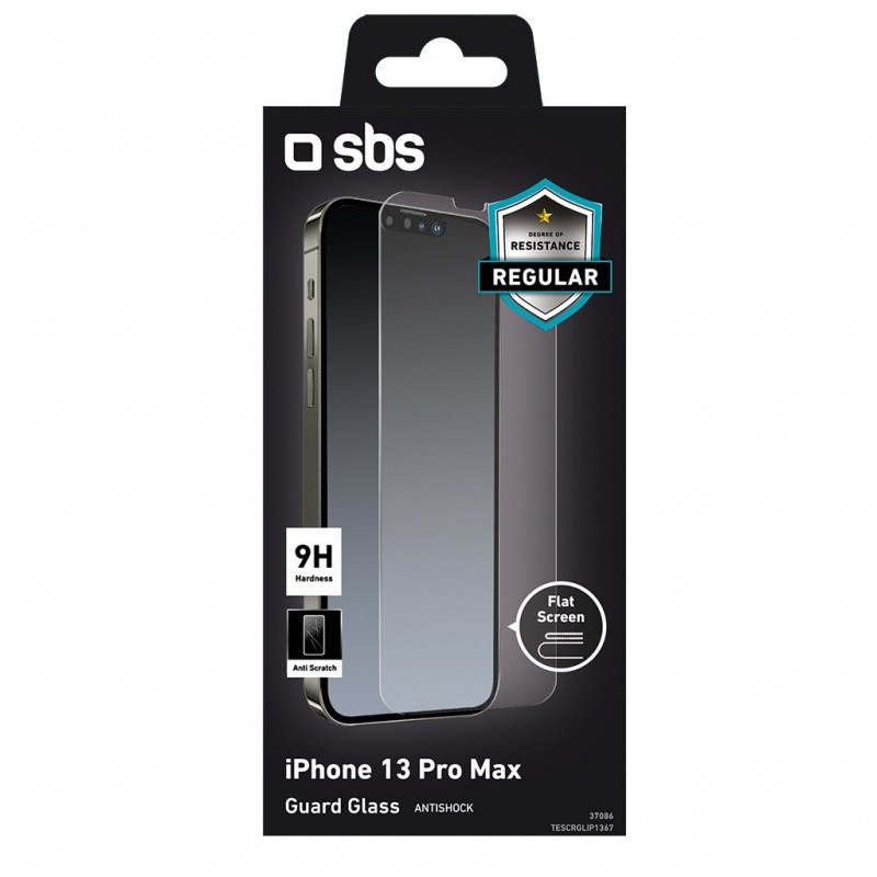 SBS Glass screen protector per iPhone 13 Pro Max iPhone 14 Plus