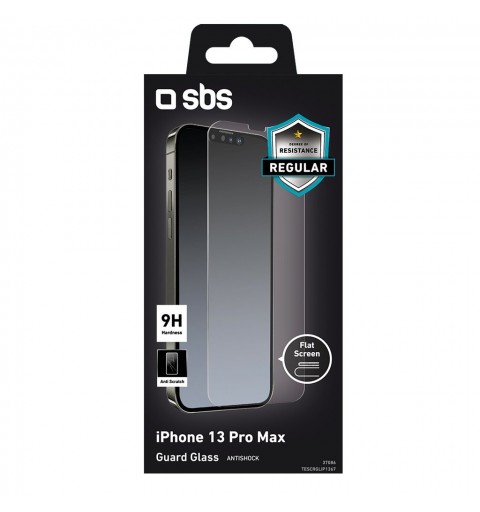 SBS TESCRGLIP1367 écran et protection arrière de téléphones portables Protection d'écran transparent Apple 1 pièce(s)