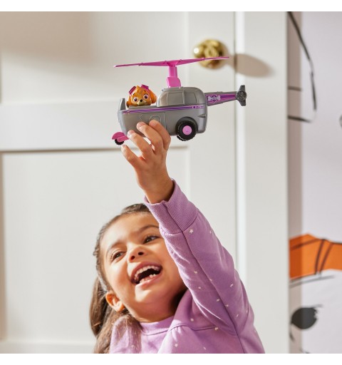 PAW Patrol , Skye’s Helicopter, Toy Vehicle with Collectible Action Figure, Sustainably Minded Kids Toys for Boys & Girls Ages