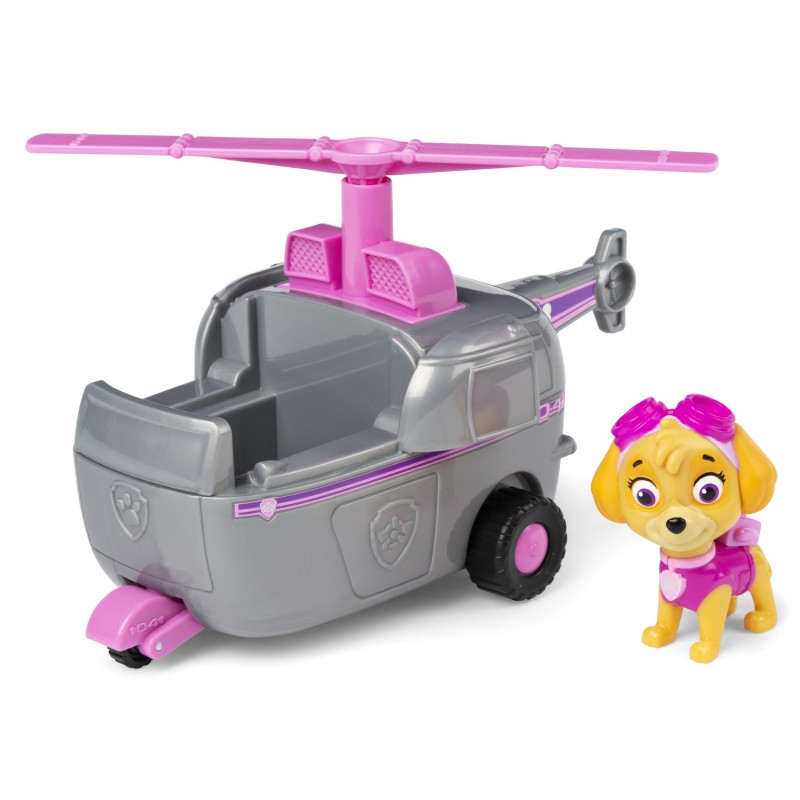 PAW Patrol - Pat Patrouille - VÉHICULE FIGURINE STELLA- Voiture 15 cm Figurine Pat Patrouille À Collectionner - Pat Patrouille