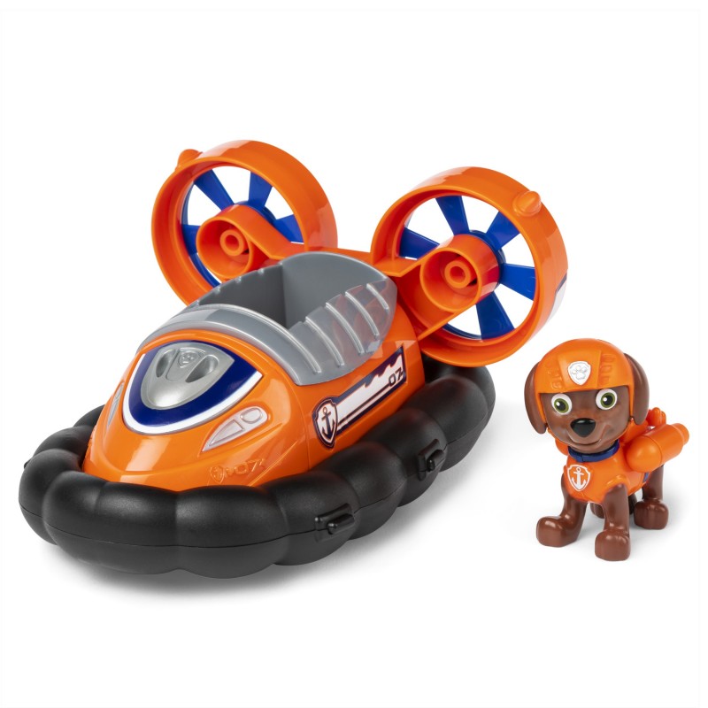 PAW Patrol , Zuma’s Hovercraft, Toy Vehicle with Collectible Action Figure, Sustainably Minded Kids Toys for Boys & Girls Ages