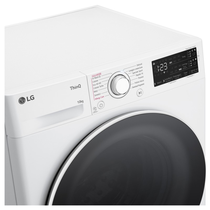 LG F4R3710NSWW lavadora Carga frontal 10 kg 1400 RPM Blanco