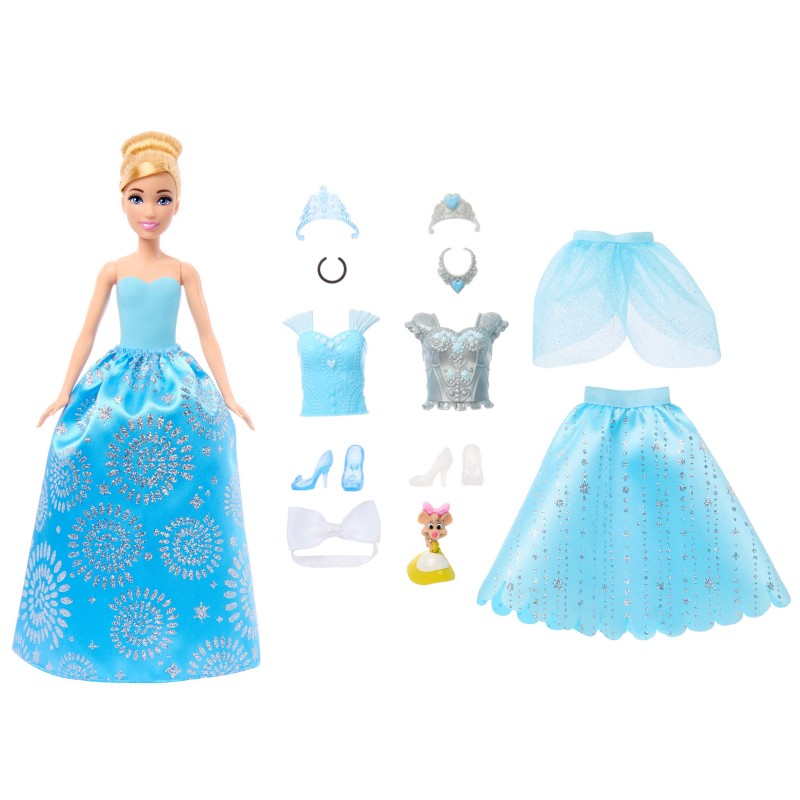 Disney Princess Disney – Princesses Disney – Poupée Cendrillon Royal Fashion Reveal