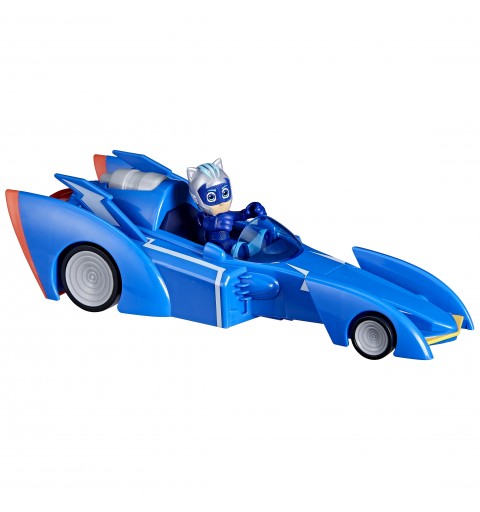 PJ Masks Super Pigiamini, Cat Racer, auto giocattolo di Gattoboy, giocattoli per bambini e bambine in età prescolare