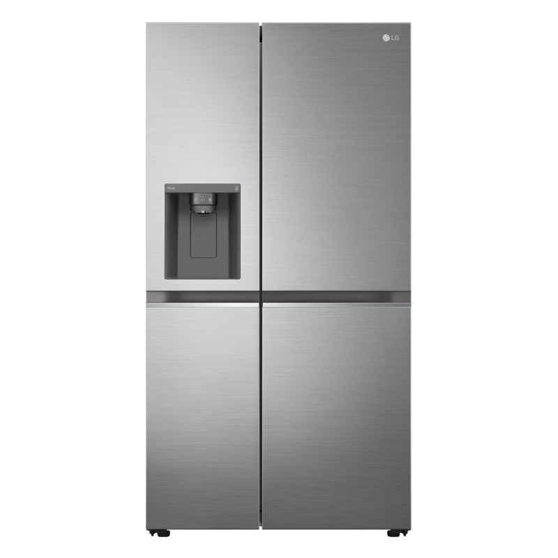 LG GSLV70PZTD Frigorifero Side-by-Side, Classe D, 635L, Wi-Fi, Con allaccio, Inox